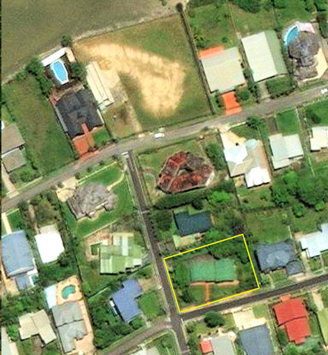 satellite street view of house